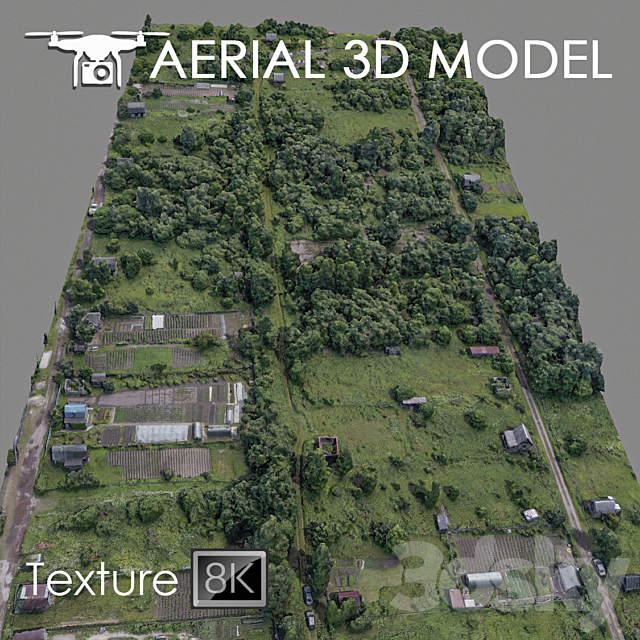 Residential area 55 3DSMax File - thumbnail 1