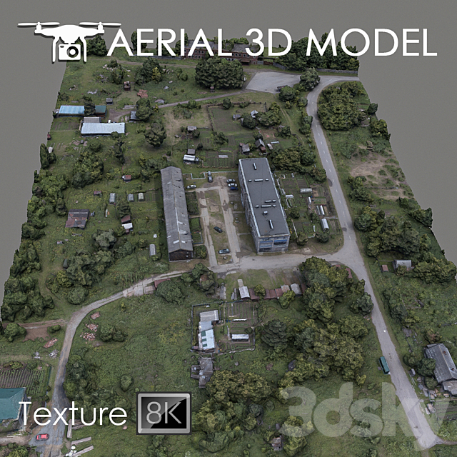 Residential area 62 3DSMax File - thumbnail 1