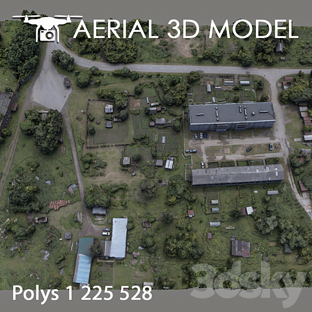 Residential area 62 3DSMax File - thumbnail 3