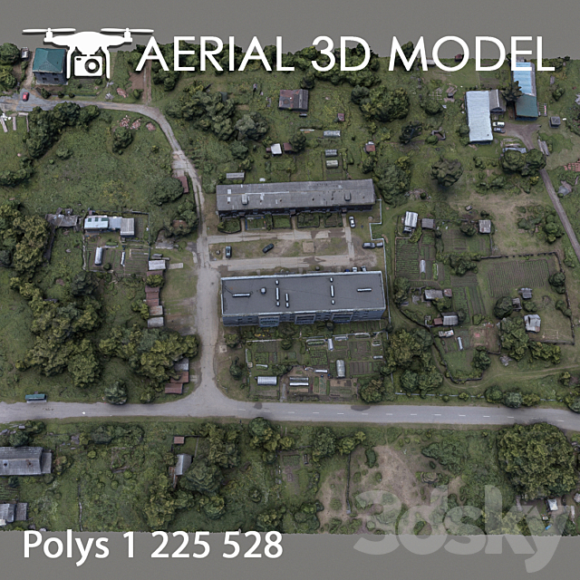 Residential area 62 3DSMax File - thumbnail 4