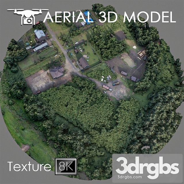 Residential area 65 3dsmax Download - thumbnail 1