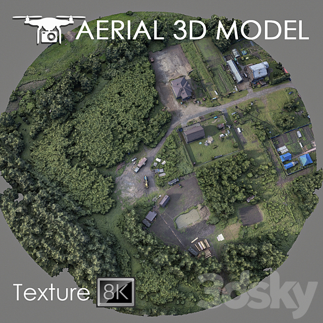 Residential area 65 3DSMax File - thumbnail 2