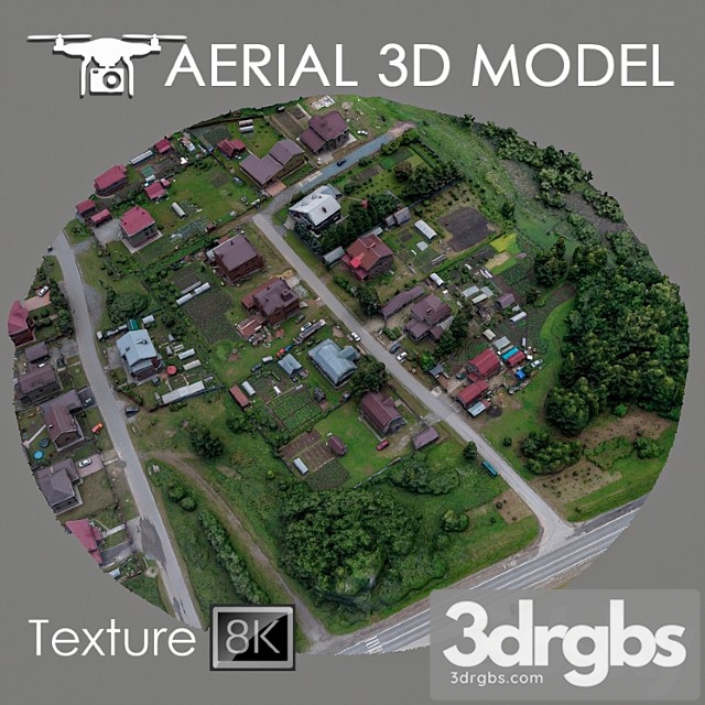 Residential area 66 3dsmax Download - thumbnail 1