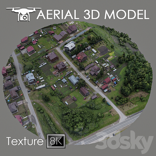 Residential area 66 3DSMax File - thumbnail 1