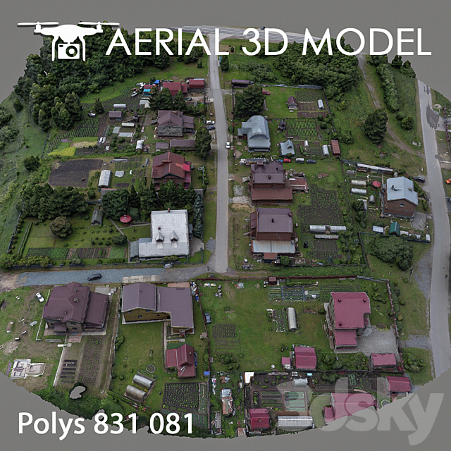 Residential area 66 3DSMax File - thumbnail 4