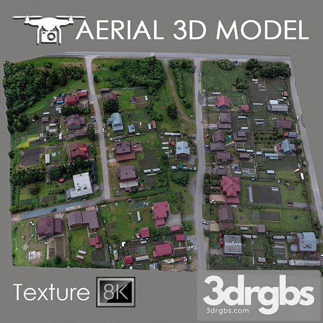 Residential area 68 3dsmax Download - thumbnail 1