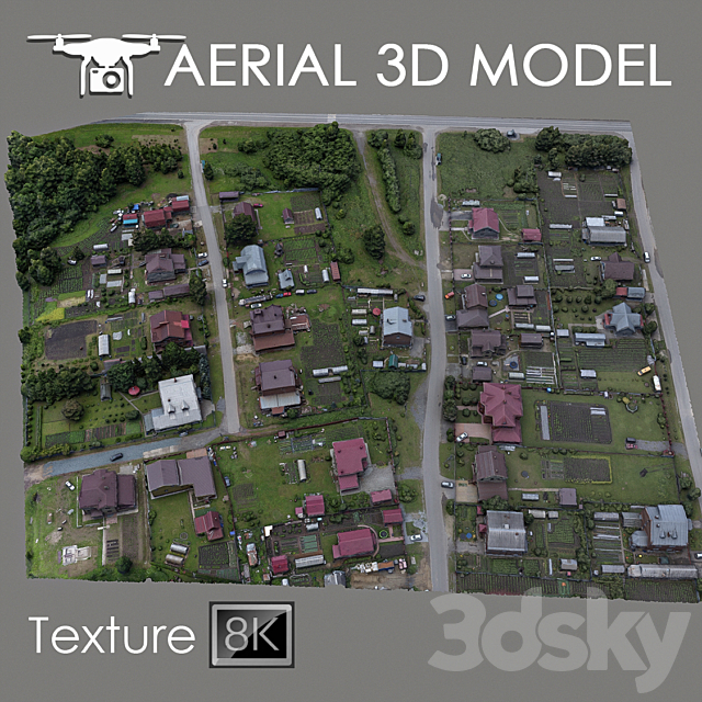 Residential area 68 3DSMax File - thumbnail 1