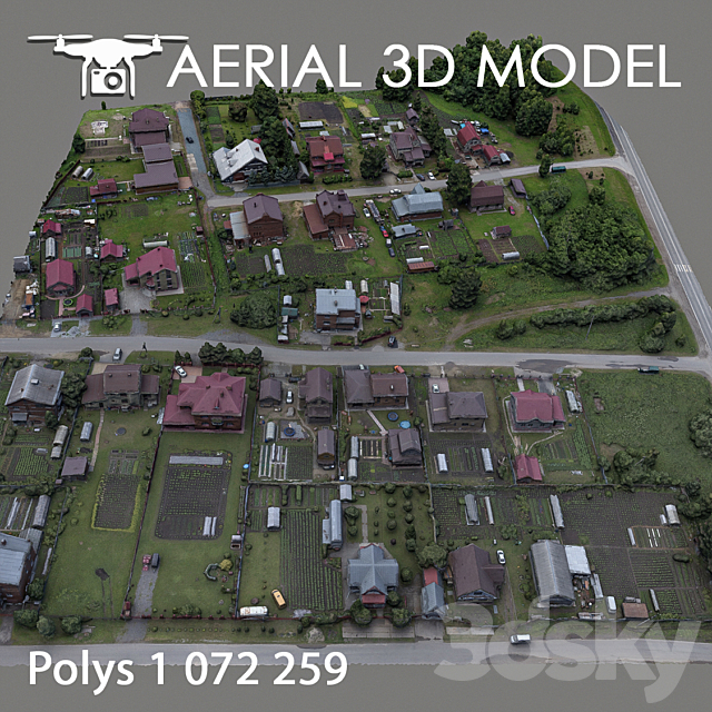 Residential area 68 3DSMax File - thumbnail 3