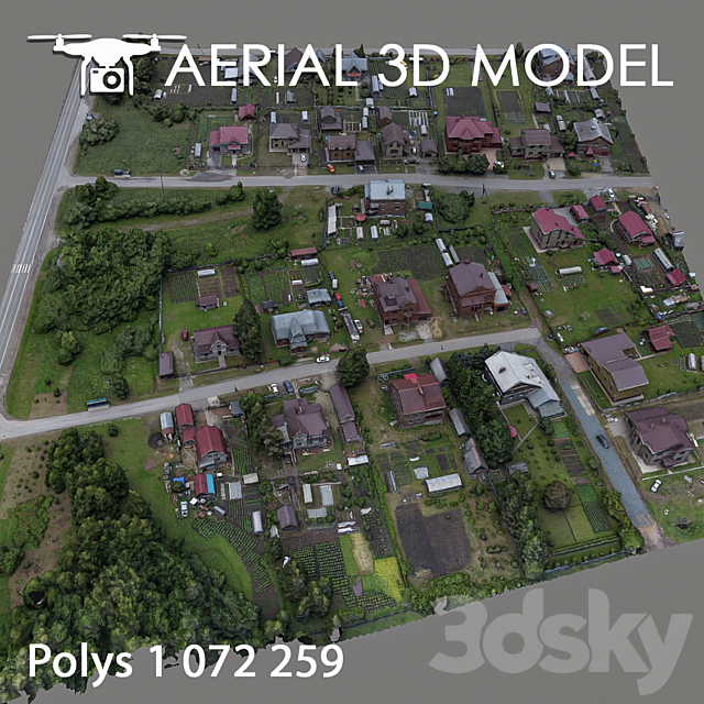 Residential area 68 3DSMax File - thumbnail 4