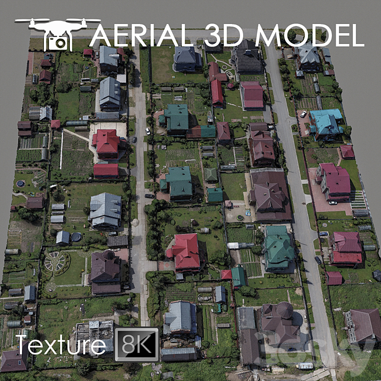 Residential area 84 3DS Max - thumbnail 2