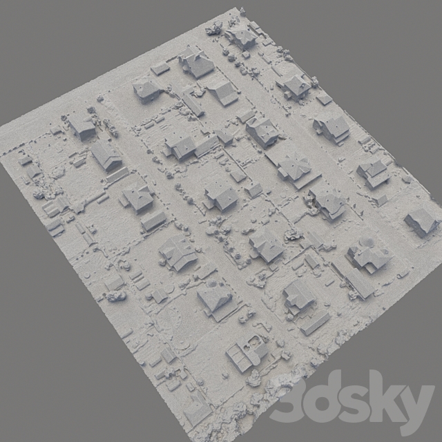 Residential area 84 3DSMax File - thumbnail 5