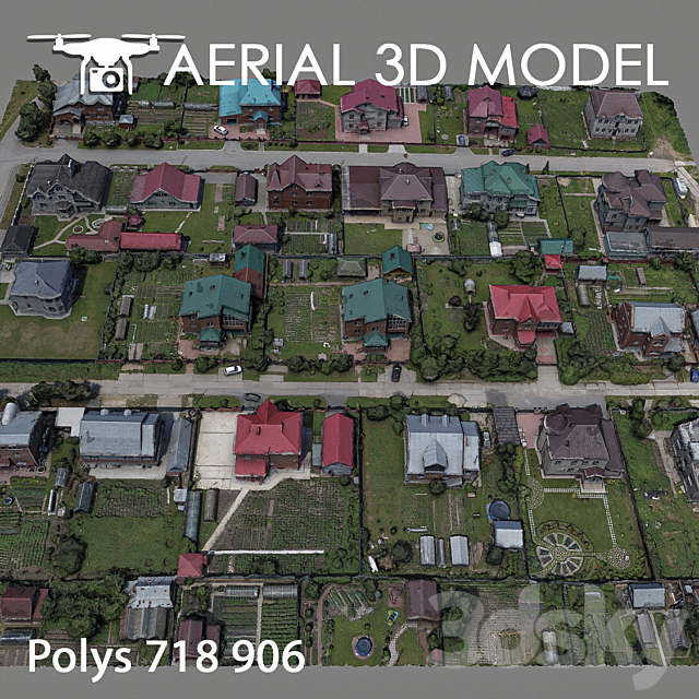 Residential area 84 3DSMax File - thumbnail 4