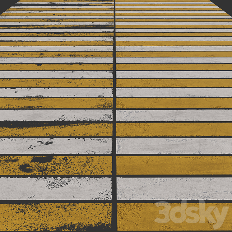 road markings 3DS Max - thumbnail 2