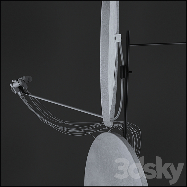 satellite Dishes 3DS Max Model - thumbnail 3