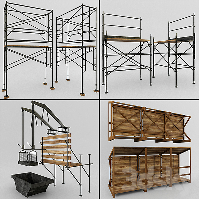 Scaffolding and structures 3ds Max - thumbnail 1