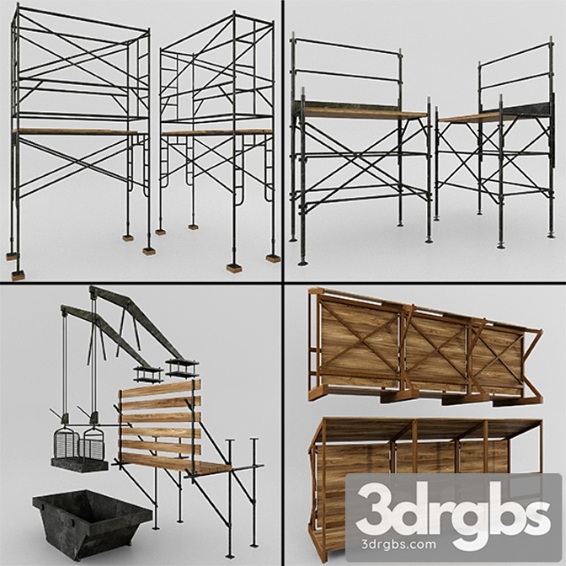 Scaffolding and Structures 3dsmax Download - thumbnail 1