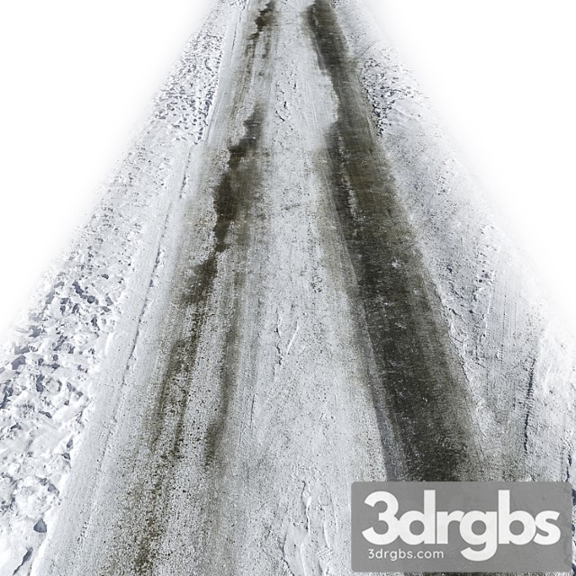 Snowy Road 2 3dsmax Download - thumbnail 1