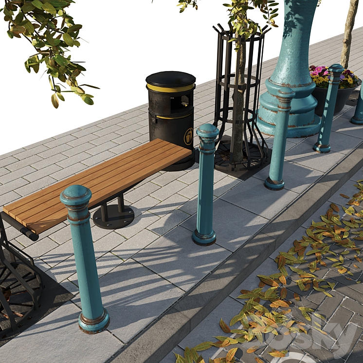 street_01 3DS Max - thumbnail 2