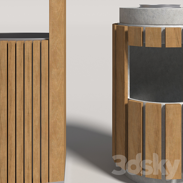 The ballot box is street 3DS Max Model - thumbnail 2