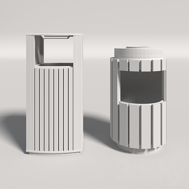 The ballot box is street 3DS Max Model - thumbnail 3