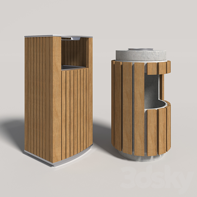 The ballot box is street 3DS Max Model - thumbnail 4