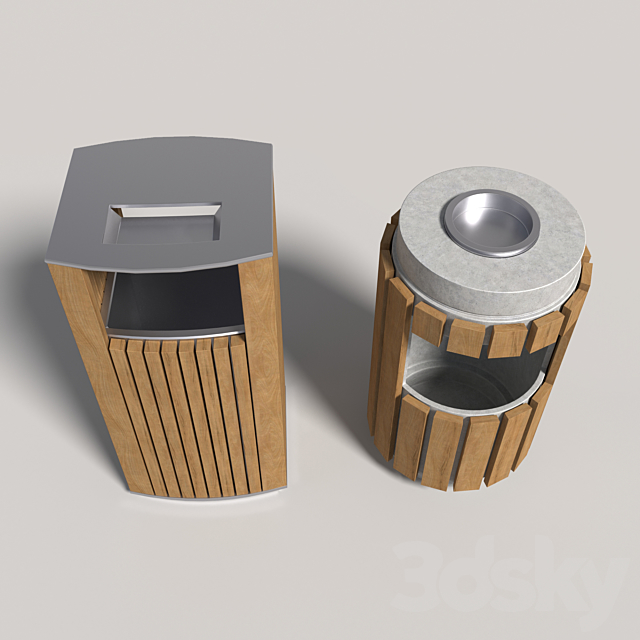 The ballot box is street 3DS Max Model - thumbnail 5