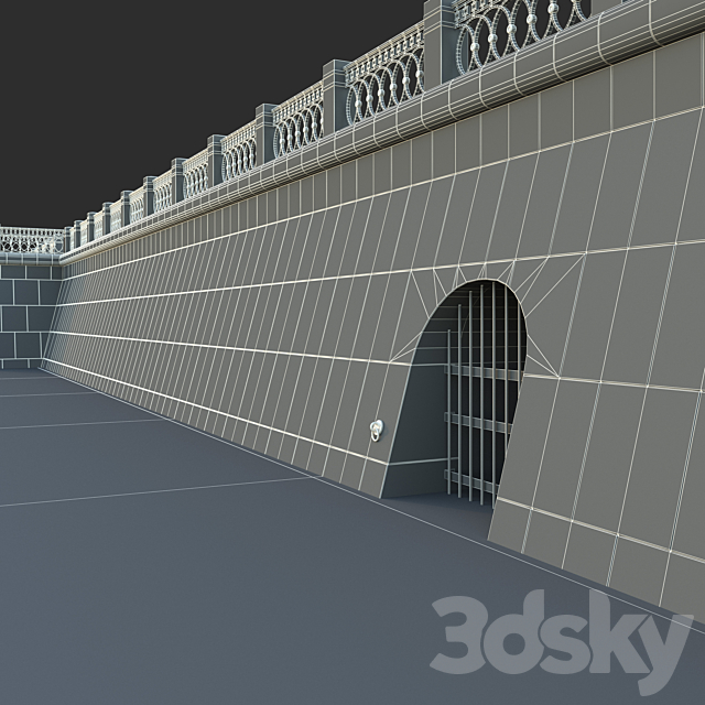 The embankment 3DS Max Model - thumbnail 5