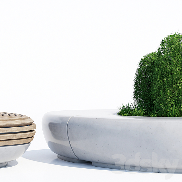 Tree line 3DSMax File - thumbnail 3